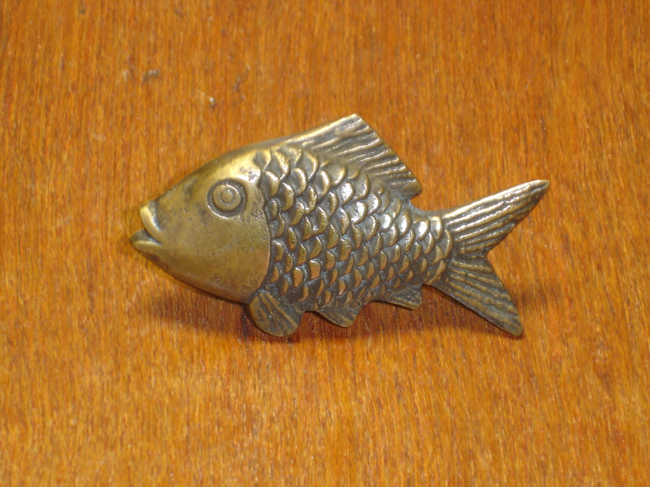 Fish Handle material brass  Code N.104 L_62mm W_40mm
